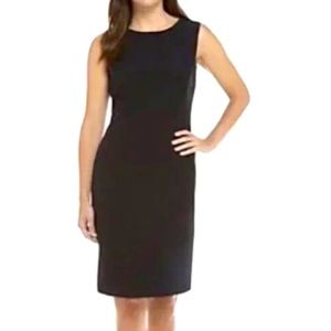 Karen Scott Sleeveless knee-length dress black size 10 business office*